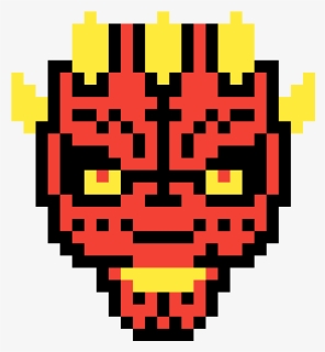 Darth Maul Clipart , Png Download - Spiderman Symbol In Minecraft, Transparent Png, Free Download