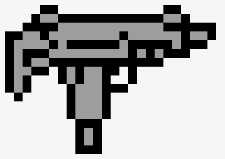 Gun Minecraft Pixel Art, HD Png Download, Free Download