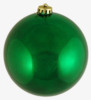 Single Green Christmas Ball Png Transparent Image - Christmas Ornament, Png Download, Free Download