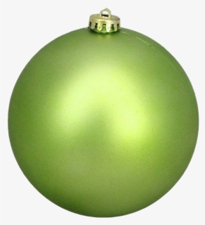 Green Christmas Ball Png Pic - Christmas Ornament, Transparent Png, Free Download