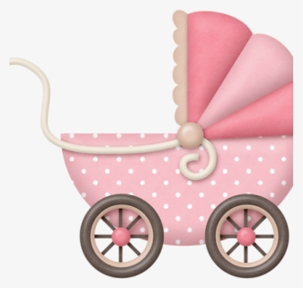 Clip Art Royalty Free Stock Girl Cupcake Hatenylo Com - Baby Girl Stroller Clipart, HD Png Download, Free Download