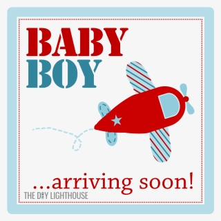 Download Png Black And White Download Baby Shower Theme - Airplane Its A Boy, Transparent Png, Free Download