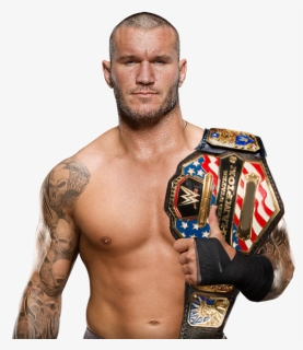 Randy Orton United States Champion - Randy Orton With World Heavyweight Championship, HD Png Download, Free Download