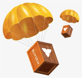 Parachute , Png Download - Airdrop Icon Airdrop, Transparent Png, Free Download