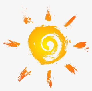 Grunge Sun 4 - Illustration, HD Png Download, Free Download