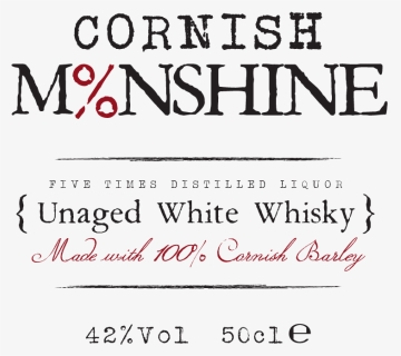 Cornwall Creative Cornish Moonshine - Calligraphy, HD Png Download, Free Download