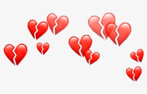 Heart Emoji Crown Png , Png Download - Snapchat Hearts Filter Png, Transparent Png, Free Download