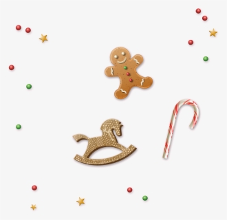 Christmas Gingerbread Man Floating Image, HD Png Download, Free Download