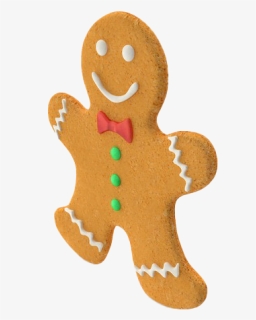 Christmas Gingerbread Man Png Clipart - Gingerbread Man Cookie Png, Transparent Png, Free Download