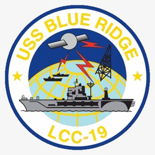 Uss Blue Ridge Lcc-19 Crest - Uss Blue Ridge Lcc 19 Logo, HD Png Download, Free Download