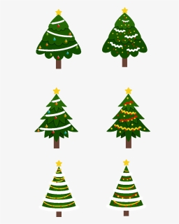 Christmas Tree Design Element Vector Png And Image - Christmas Tree, Transparent Png, Free Download