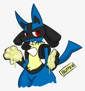 Lucario"s Cute Paws And Butter 3 By Thekingofilluisons - Lucario Butter Paws, HD Png Download, Free Download