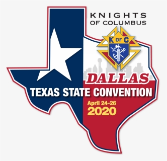 Tkofc Logo State Convention Dallas 2020 V2 - Knights Of Columbus Emblem, HD Png Download, Free Download