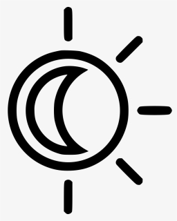 Graphic Free Download Eclipse Svg File - Sun And Cloud Icon, HD Png Download, Free Download