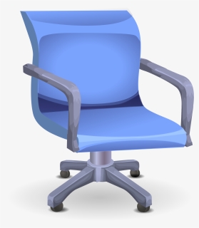 Blue Office Chair Clip Arts - Blue Spinny Chair Png Transparent, Png Download, Free Download