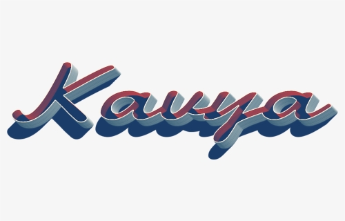 Kavya Heart Name Transparent Png - Heart Kavya Name, Png Download, Free Download