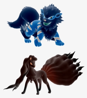 #pokémonfanmade Corruption Ninetails And Arcanine - Cartoon, HD Png Download, Free Download