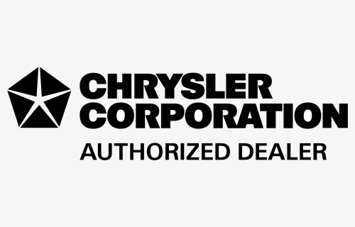 Chrysler Corporation Logo Png Transparent - Black-and-white, Png Download, Free Download