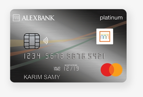 بطاقة الائتمان البلاتينية - بطاقة بنك الاسكندرية الائتمانية, HD Png Download, Free Download
