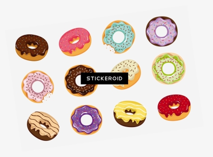Donuts Doughnut Food - Transparent Background Donut Clip Art, HD Png Download, Free Download