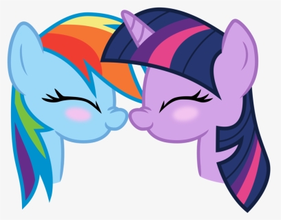 Twilight Sparkle And Rainbow Dash Shipping By Artist - Twilight Sparkle And Rainbow, HD Png Download, Free Download