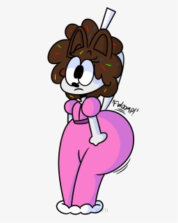 Plump Foxy Butt - Cartoon, HD Png Download, Free Download