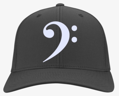 Embroidered Bass Clef Twill Cap - Baseball Cap, HD Png Download, Free Download