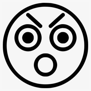 Boo - Anrgy Face Svg, HD Png Download, Free Download