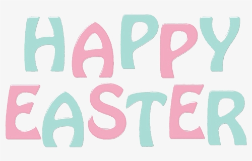 Happy Easter Logo Word Png Transparent - Happy Easter The Word, Png Download, Free Download