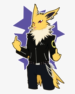 Dark Jolteon - Cartoon, HD Png Download, Free Download