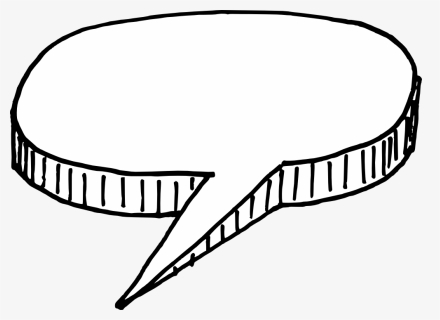 50 Hand Drawn Comic Speech Bubbles Vector - Speech Bubble Vector Png, Transparent Png, Free Download