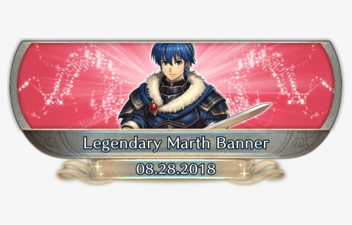 Feh Datamine - 08/27/18 - Legendary Hero - Marth - - Arrival Of The Brave Feh, HD Png Download, Free Download