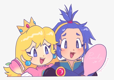 My Adorable Marth/peach Commission ☺ - Princess Peach Link Suit, HD Png Download, Free Download