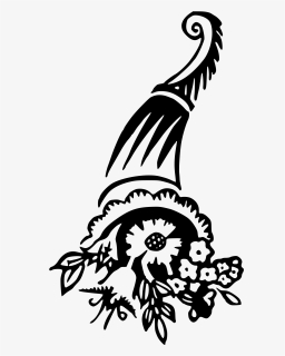 Flowery Horn Clip Arts, HD Png Download, Free Download