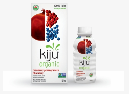 Organic Cranberry Pomegranate Blueberry Juice - Kiju, HD Png Download, Free Download