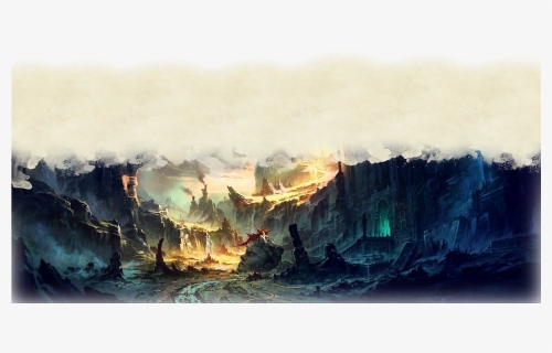 Lord Of The Rings Concept Art Landscape , Png Download - Lord Of The Rings Art, Transparent Png, Free Download