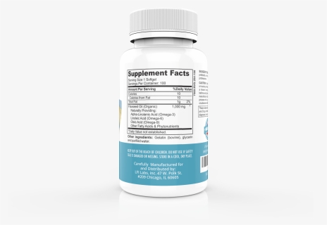 Flaxseed Oil Essential Omega 3 6 9 Fatty Acids - Potassium, HD Png Download, Free Download