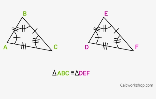 Image Of Congruent Triangles - Triangle, HD Png Download, Free Download