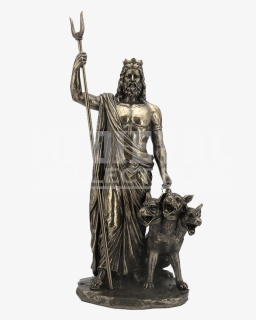 Hades Bronze Statue - Hades Greek Mythology Statue, HD Png Download, Free Download