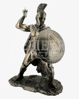 Leonidas Fighting Statue - Statuetka Leonidasa, HD Png Download, Free Download