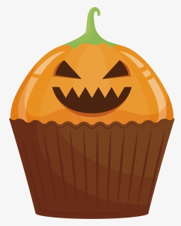 Jack O Lantern Cupcake Calabaza Halloween Cake Cucurbita - Atlantis, The Palm, HD Png Download, Free Download