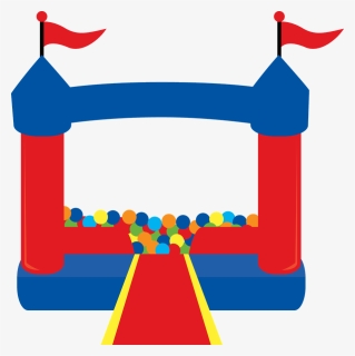 Bouncy House Clipart Png , Png Download - Transparent Background Bounce House Clip Art, Png Download, Free Download