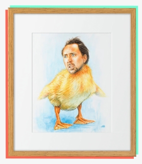 Nicholas Cage As A Duck, HD Png Download, Free Download