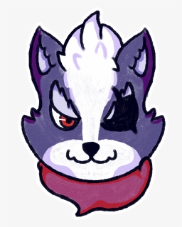 I Drew Wolf - Cartoon, HD Png Download, Free Download