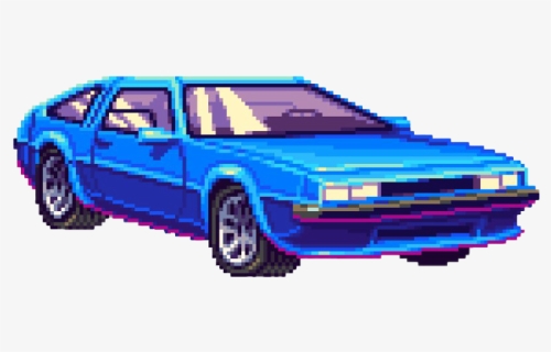 Pixel Retro Car Png Image - 8 Bit Car Png, Transparent Png, Free Download