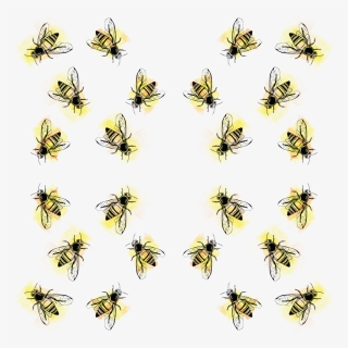 Watercolor Bees Png , Png Download - Bees Png, Transparent Png, Free Download