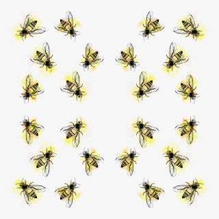 Watercolor Bees Png , Png Download - Bees Png, Transparent Png, Free Download