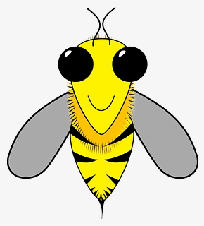 Cartoon Bee Clipart - Bee Artist, HD Png Download, Free Download