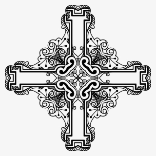 Transparent Celtic Cross Png - Free Vintage Crucifix Clipart, Png Download, Free Download
