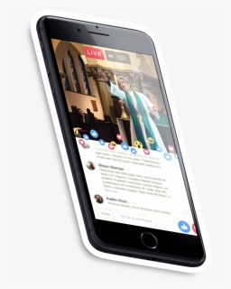 Facebook-live - Iphone, HD Png Download, Free Download